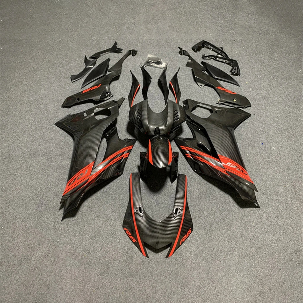 For YAMAHA YZF-R6 2017-2026 YZF R6 Moto Track Day Aerodynamic Plastic Custom Sportb Fairings Kit | NiceFairings - paint design NO.1 option image