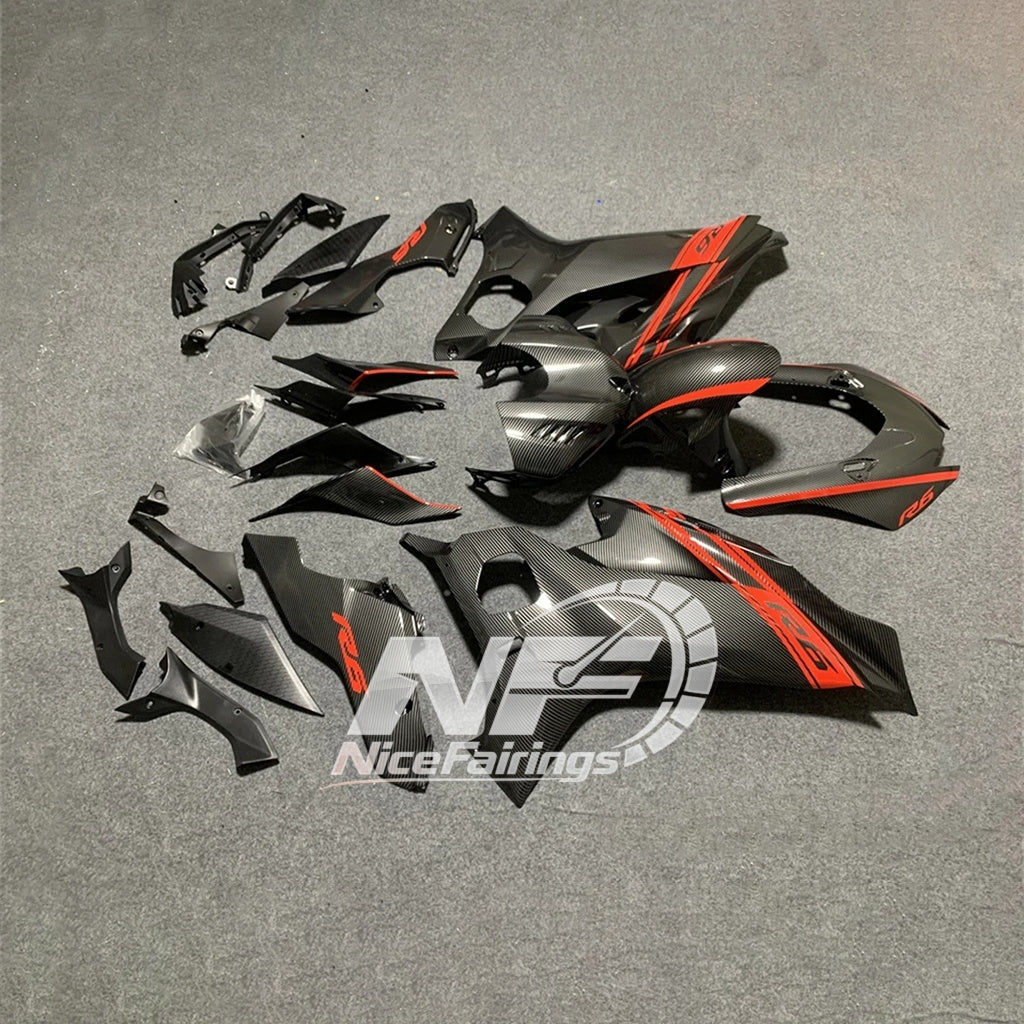 For YAMAHA YZF-R6 2017-2026 YZF R6 Moto Track Day Aerodynamic Plastic Custom Sportb Fairings Kit | NiceFairings - rear angle image
