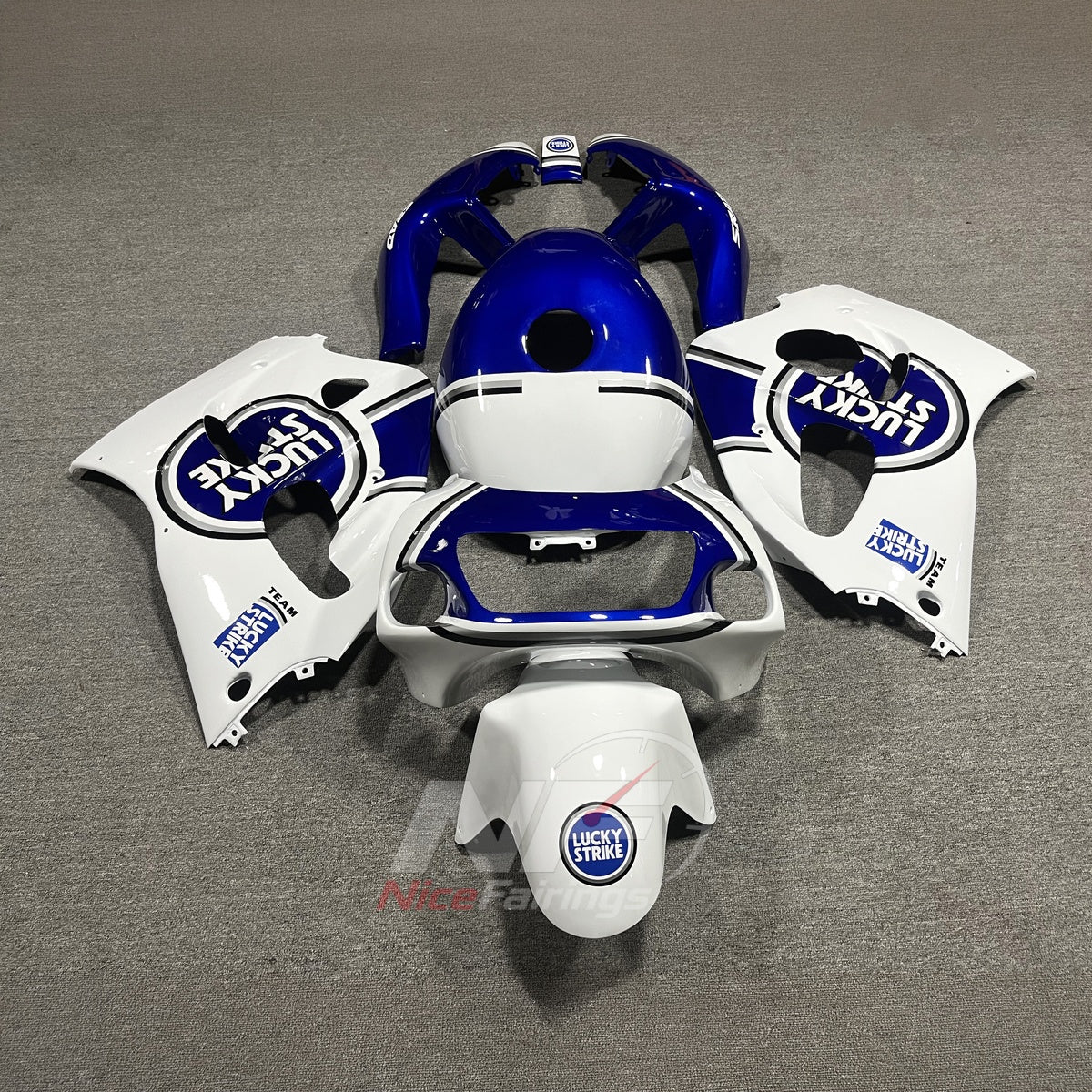 Fairing Kit Fits 1996-2000 SUZUKI GSXR600 - Roundel Graphic ABS Plastic | NiceFairings - main product image
