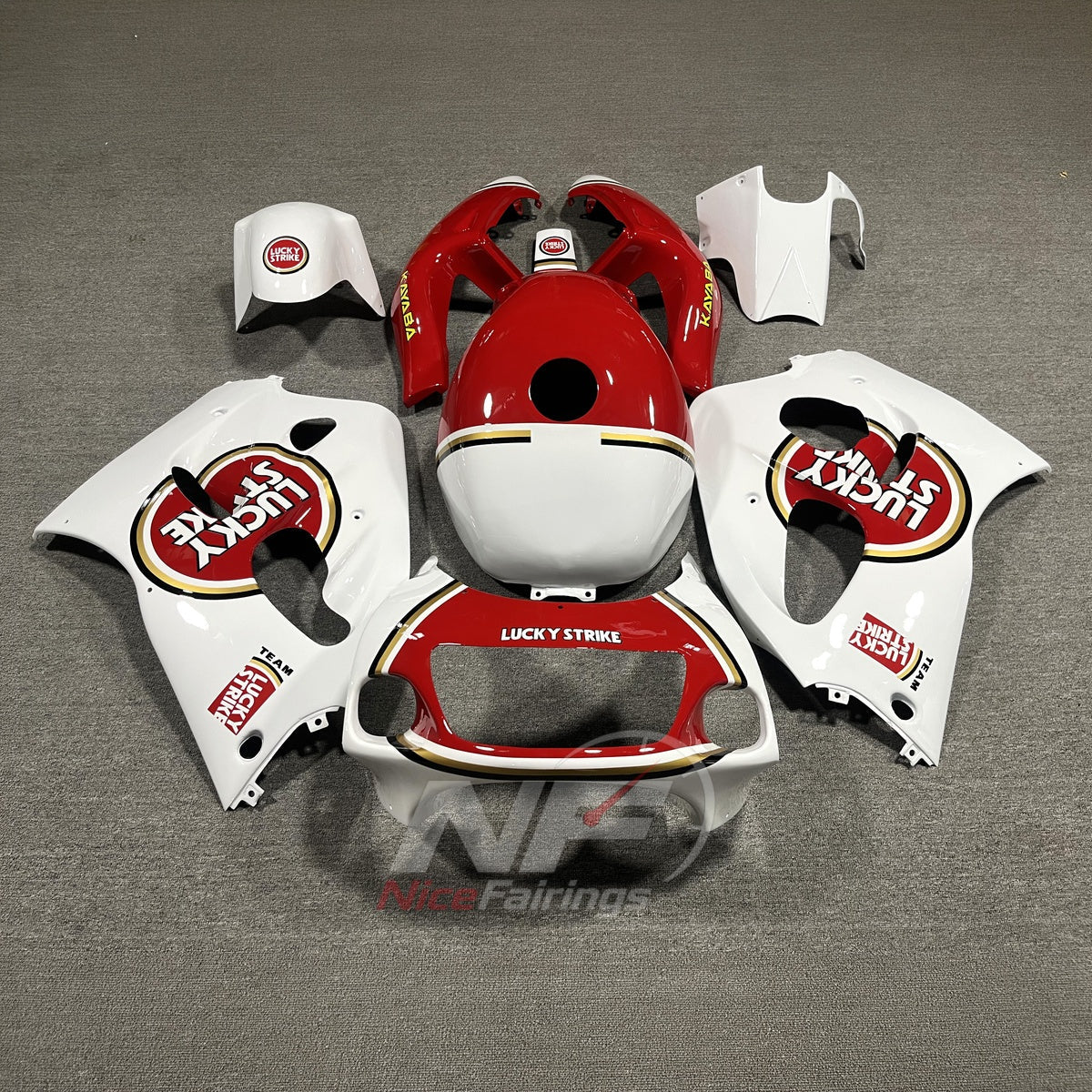 SUZUKI GSXR600 1996-2000 - Red Roundel Graphic - paint design NO.2 option image