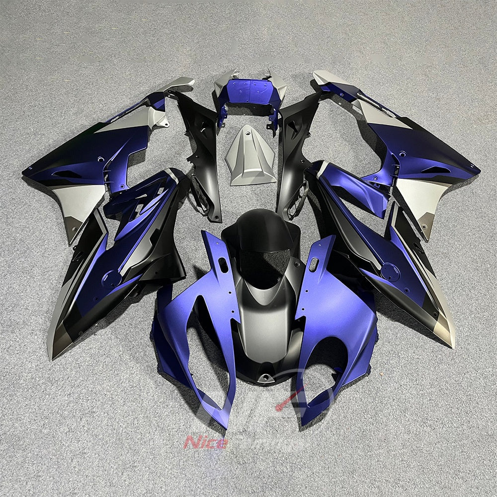 Motorcycle Fairing Kit Fits 2015-2016 BMW S1000RR - Purple Black - Injection-Molded ABS Plastic | NiceFairings - paint design NO.8 option image