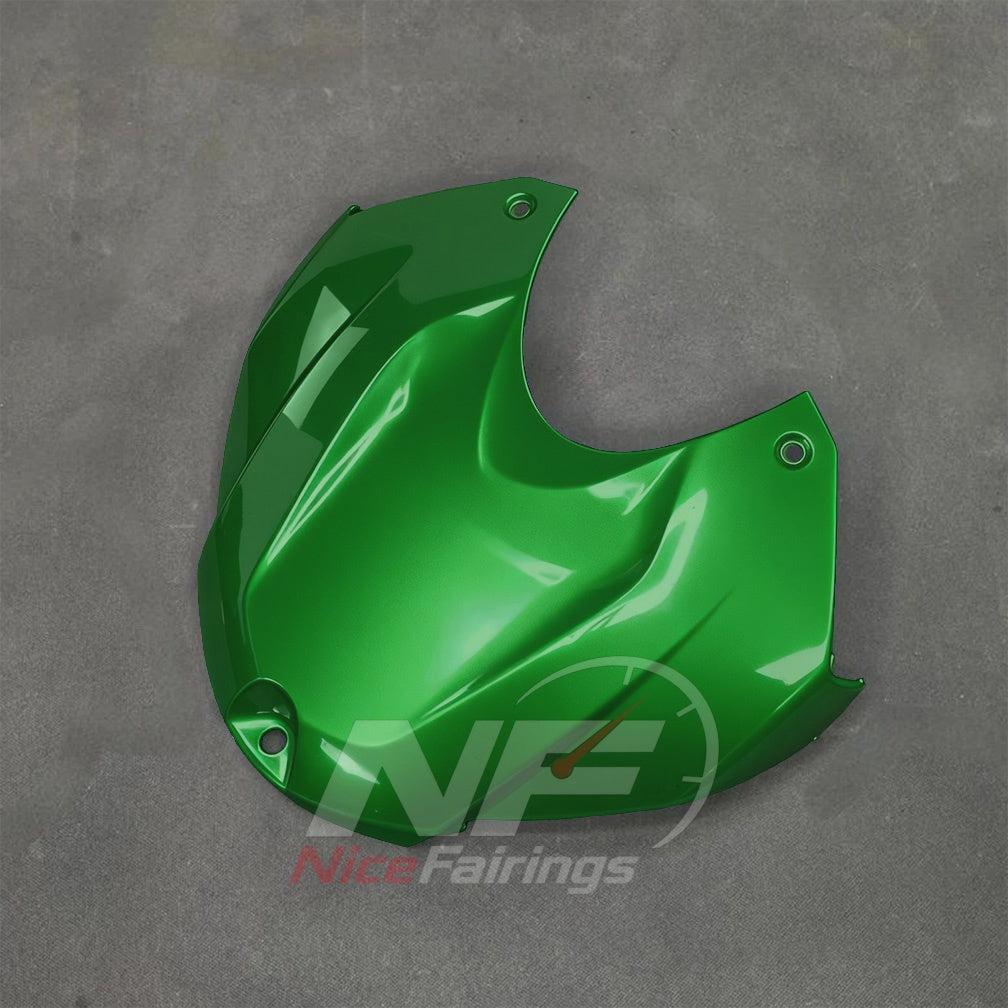 ABS Plastic Fairing Kit Fits 2017-2020 BMW S1000R - Sportbike Bodywork - Green Orange White | NiceFairings - side angle image