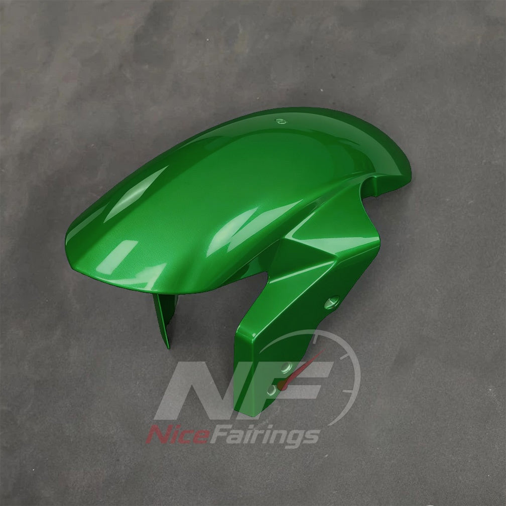 BMW S1000R 2017-2020 Green Orange White fairing kit detail 12