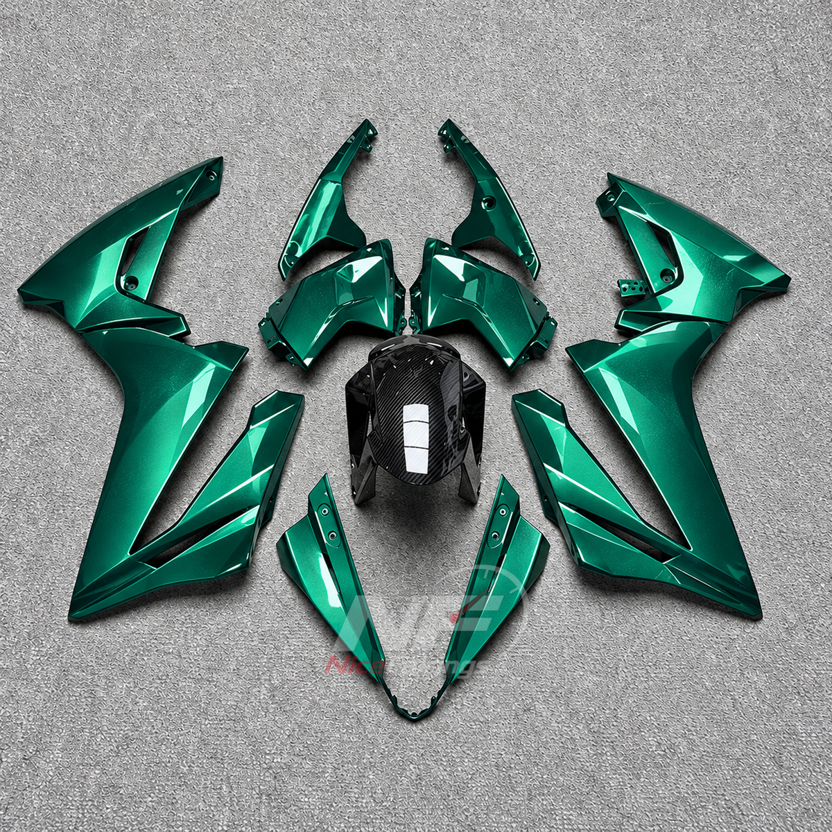 Motorcycle Fairing Kit Fits 2024-2026 SUZUKI GSX8R - ABS Plastic - Green | NiceFairings - main product image
