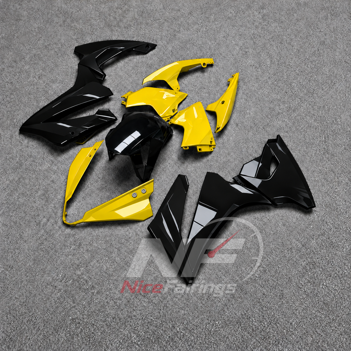 Fairings Kit Fits 2024-2026 SUZUKI GSX8R - ABS Injection Bodywork | NiceFairings - front angle image