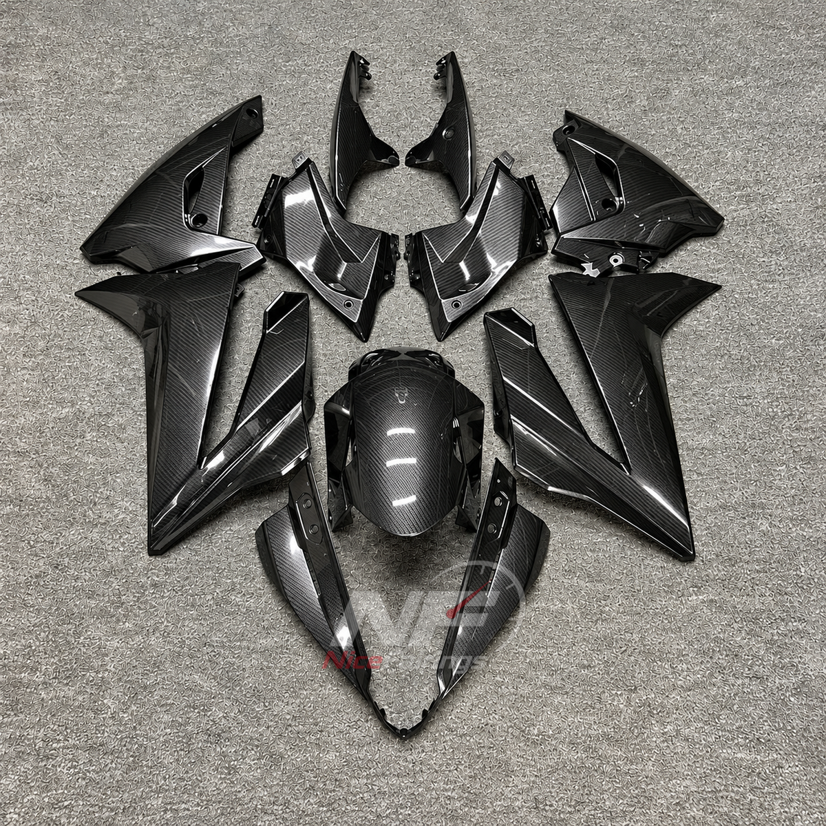 Replacement Fairings Compatible with 2024-2026 SUZUKI GSX8R - ABS - Carbon Fiber Look | NiceFairings - main product image