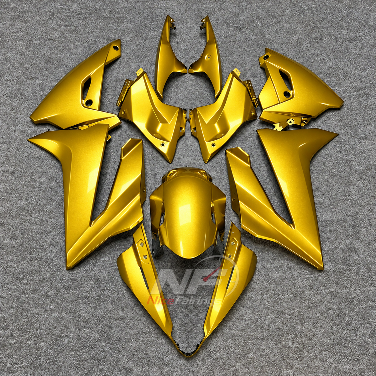 SUZUKI GSX8R 2024-2026 - Gold panels - paint design NO.2 option image