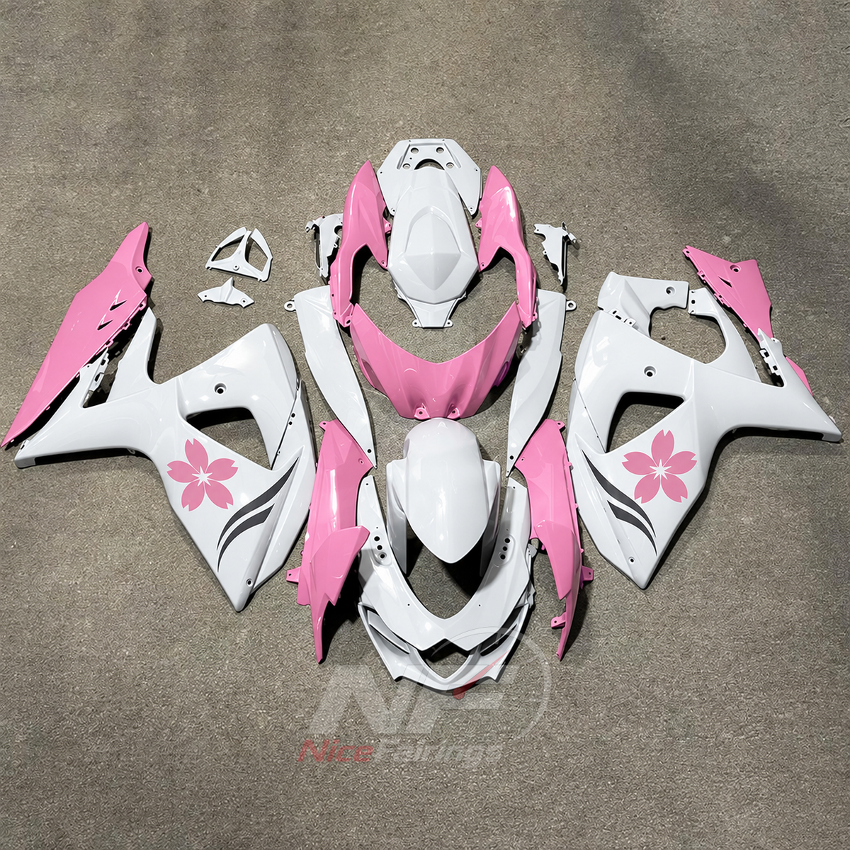 ABS Fairing Panel Kit Fits 2009-2016 Suzuki GSX-R1000 K9 | NiceFairings - paint design NO.6 option image
