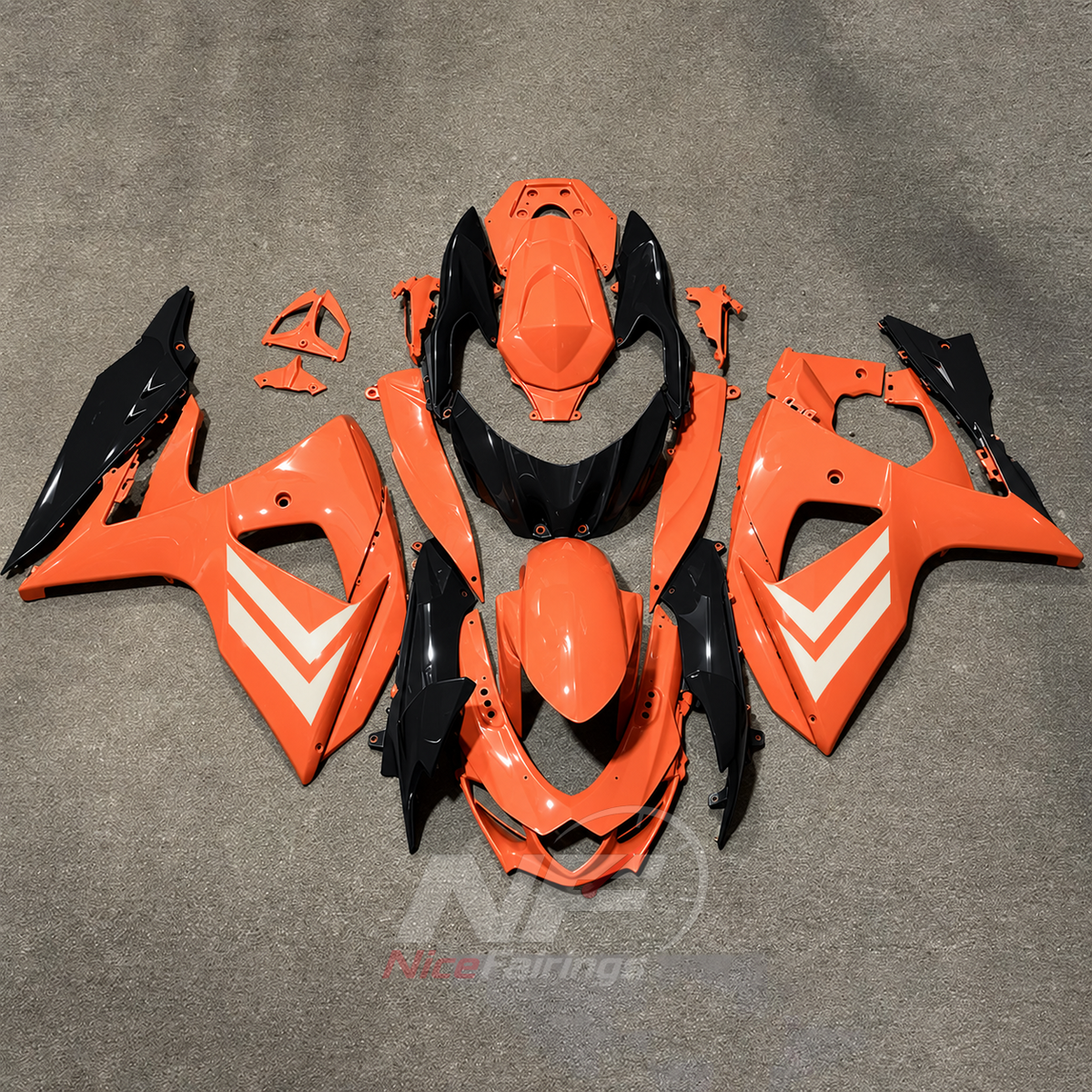 ABS Fairing Panel Kit Fits 2009-2016 Suzuki GSX-R1000 K9 | NiceFairings - main product image