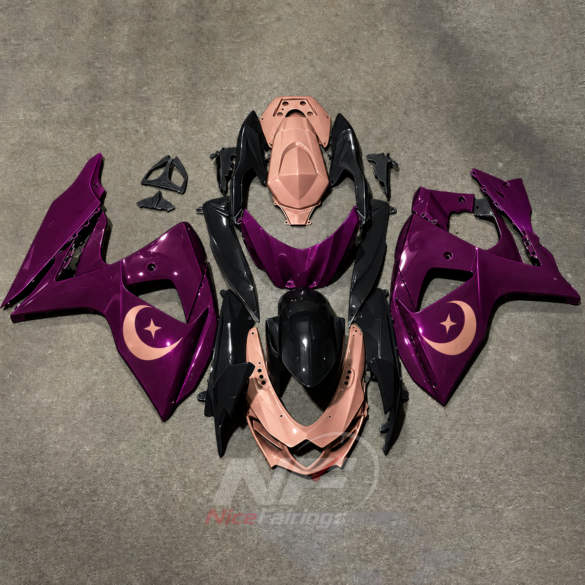 Injection-Molded Fairing Set Fits 2009-2016 Suzuki GSX-R1000 K9 | NiceFairings - main product image