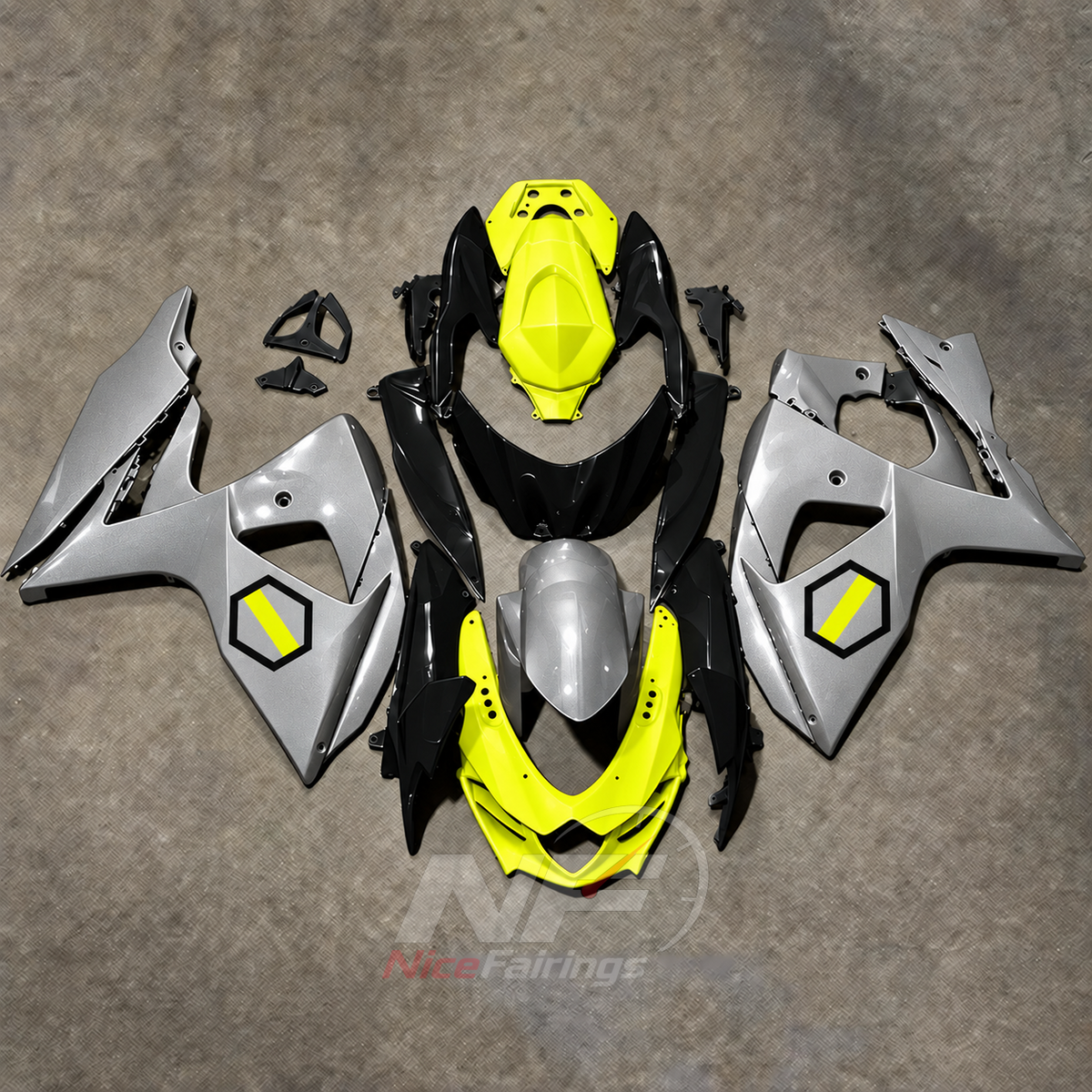 Aftermarket ABS Plastic Bodywork Kit Fits Suzuki GSX-R1000 K9 2009-2016 | NiceFairings - main product image