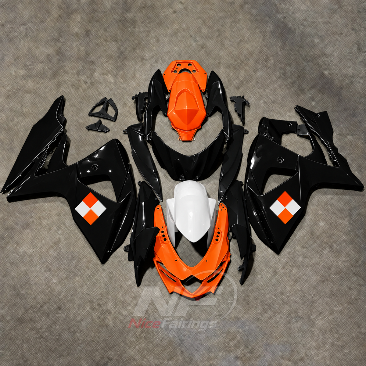 ABS Plastic Cowling Kit Fits Suzuki GSX-R1000 K9 2009-2016 | NiceFairings - main product image