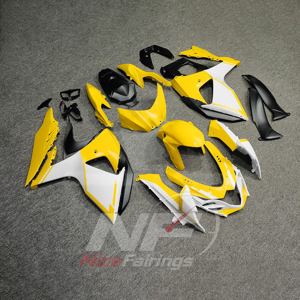 Custom-Painted ABS Body Panel Kit Fits Suzuki GSX-R1000 K9 2009-2016 | NiceFairings - front angle image