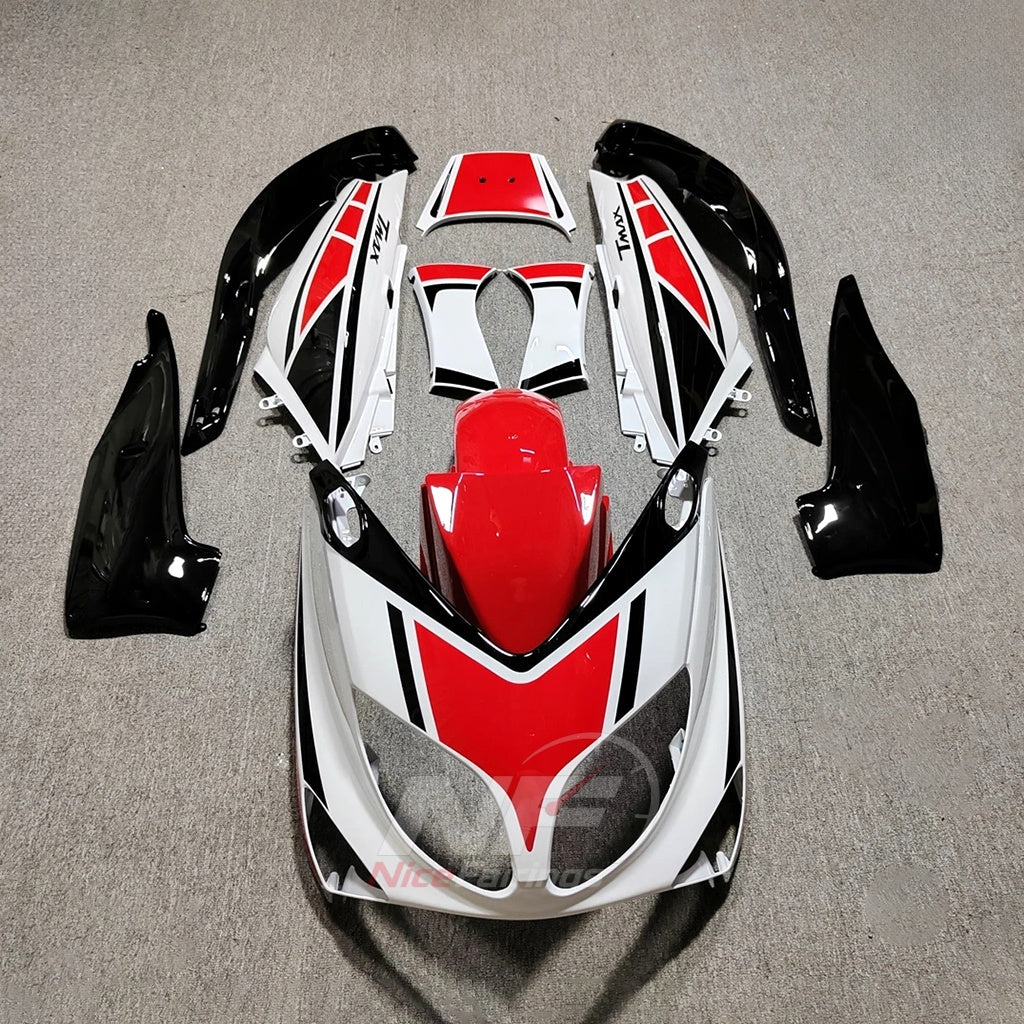 Fairings Kit Fits 2001-2007 YAMAHA TMAX500 (T-MAX500) - Replacement ABS Plastic - Blue Black Racing | NiceFairings - paint design NO.7 option image