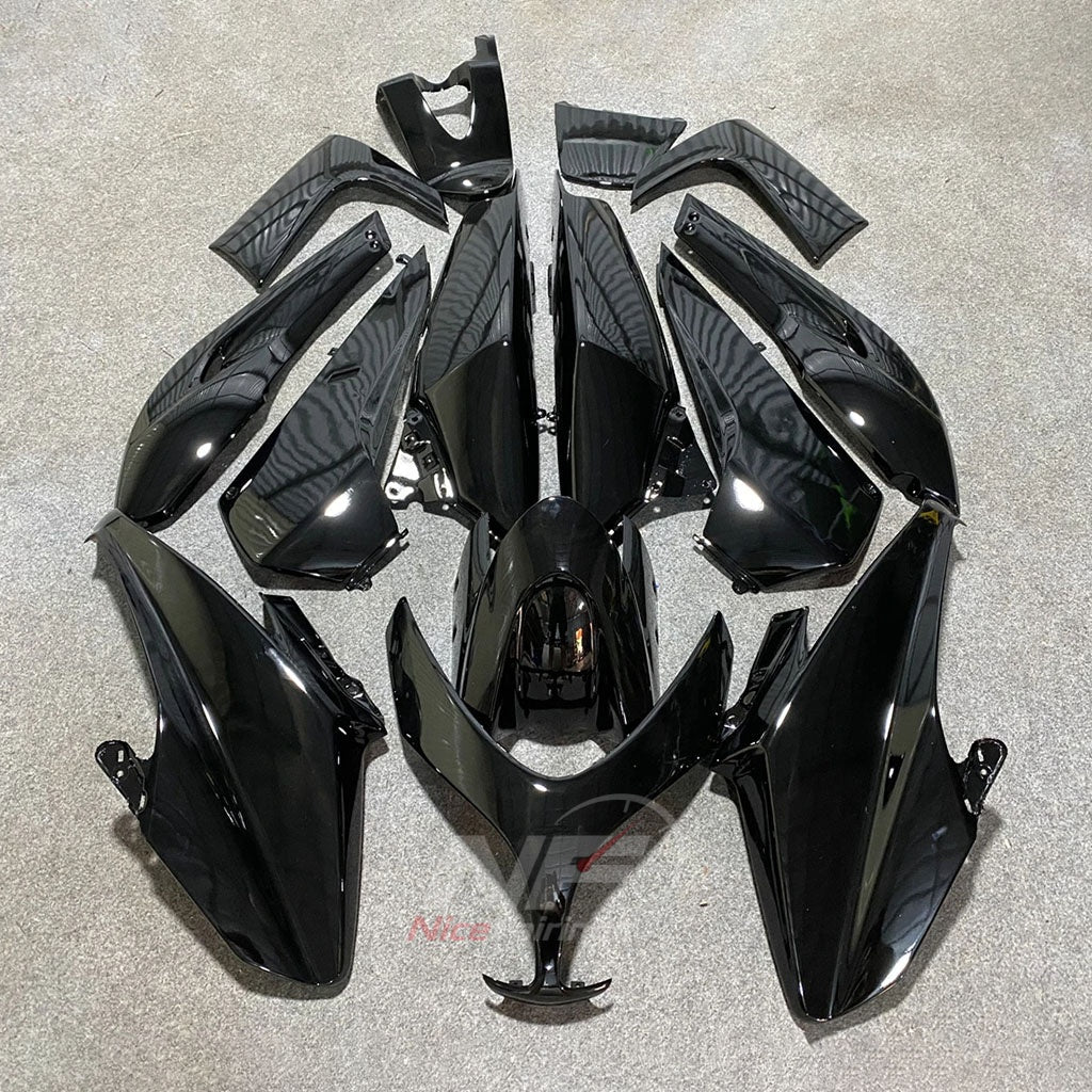 Aftermarket Fairing Kit Fits 2008-2011 YAMAHA TMAX500 - Scooter ABS Bodywork - Black Silver | NiceFairings - main product image