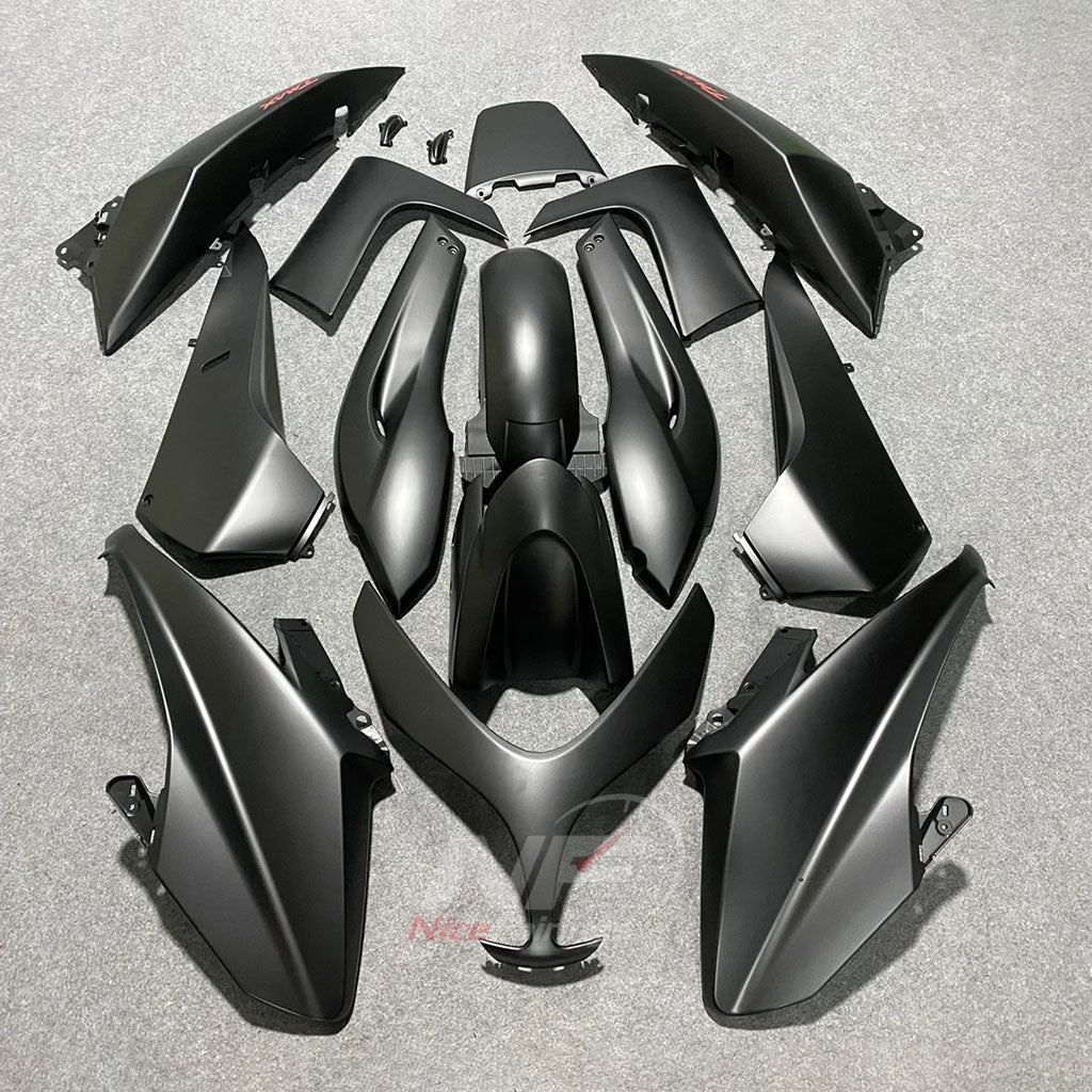 Fairing Kit Fits 2008-2011 YAMAHA TMAX500 - ABS Plastic Bodywork - Black Gold White | NiceFairings - paint design NO.2 option image