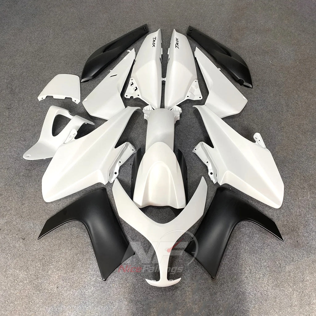 Fairings Kit Fits 2008-2011 YAMAHA TMAX500 (TMAX-500) - Replacement ABS Plastic - Blue Black | NiceFairings - paint design NO.3 option image