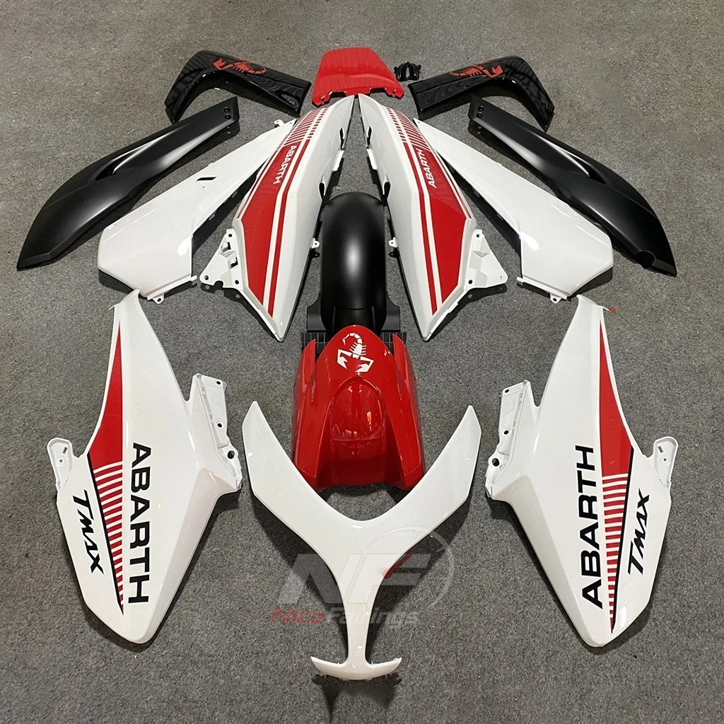 Fairings Kit Fits 2008-2011 YAMAHA TMAX500 (TMAX-500) - Replacement ABS Plastic - Blue Black | NiceFairings - paint design NO.8 option image