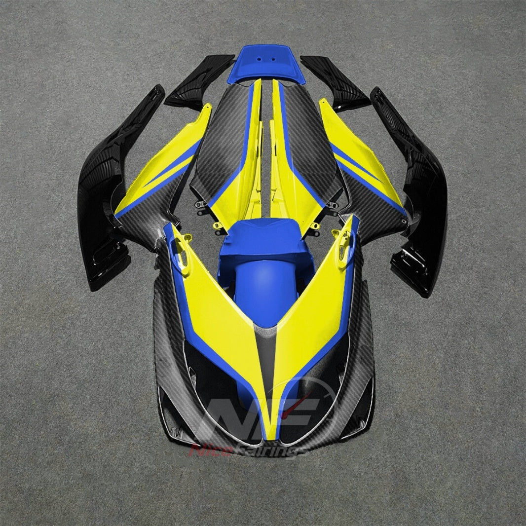 Aftermarket Fairing Kit Fits 2001-2007 YAMAHA TMAX500 - ABS Fairing Panels - Blue Silver Black | NiceFairings - paint design NO.3 option image