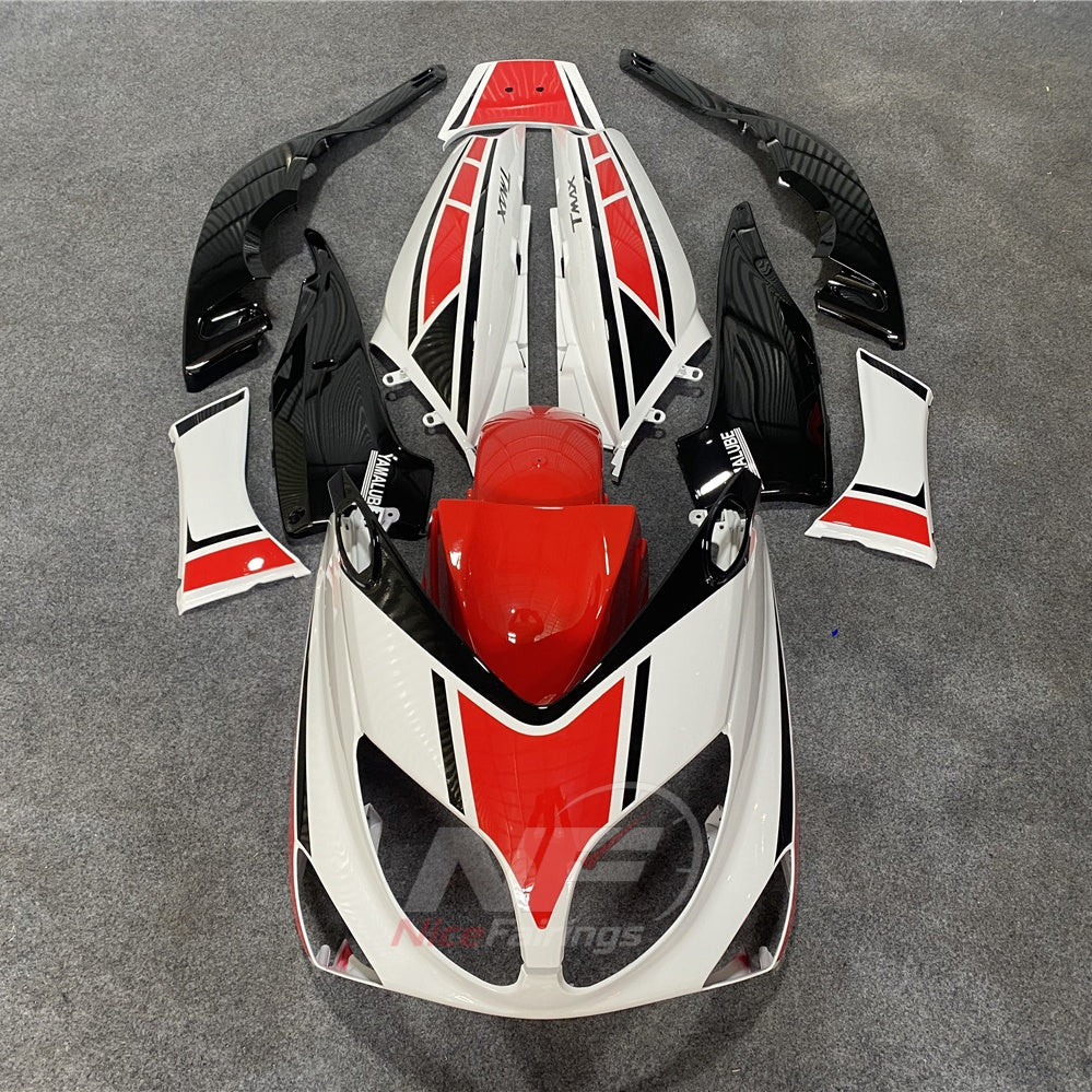 Scooter Fairing Kit Fits 2001-2007 YAMAHA TMAX500 (T-MAX500) - Replacement ABS Plastic - Gray Black Silver | NiceFairings - paint design NO.2 option image