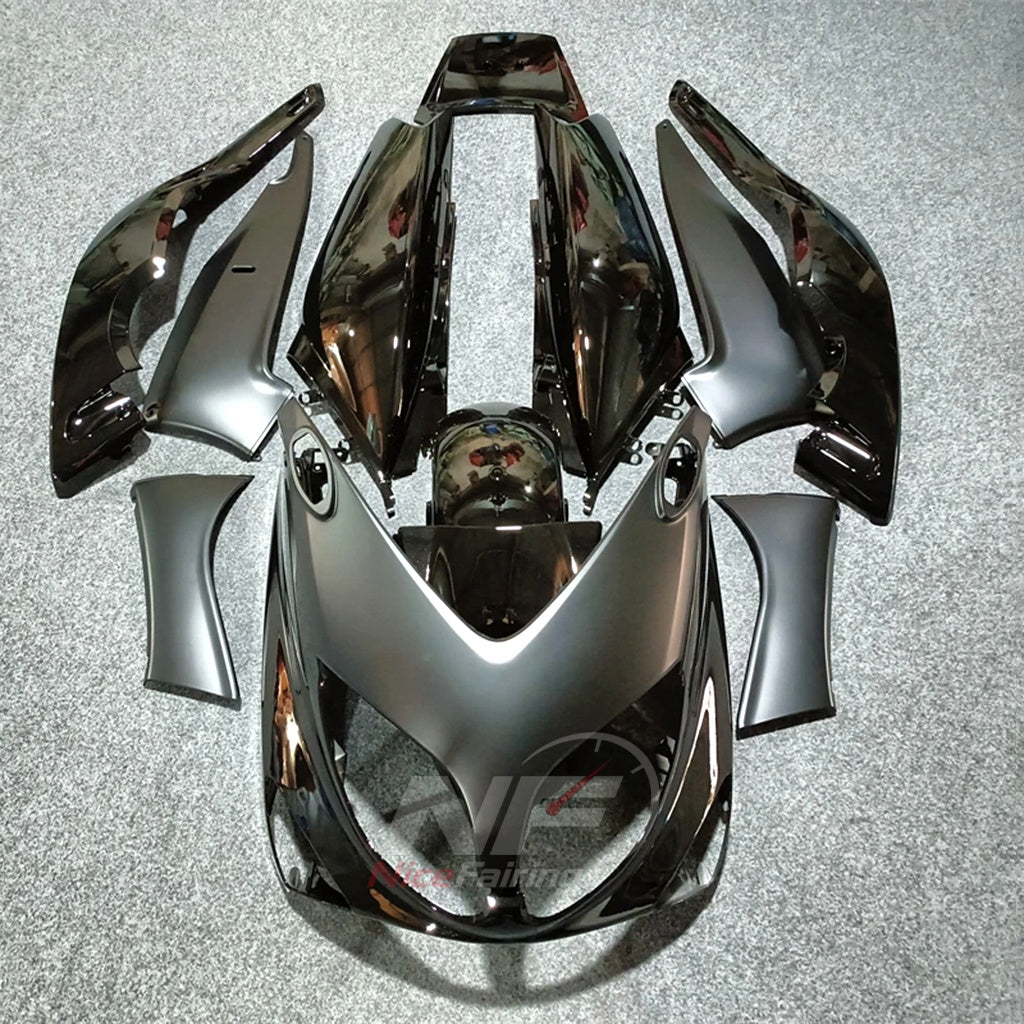 Motorcycle Fairing Kit Fits 2001-2007 YAMAHA TMAX500 (T-MAX500) - Aftermarket ABS Panels - Purple Silver Black | NiceFairings - paint design NO.7 option image