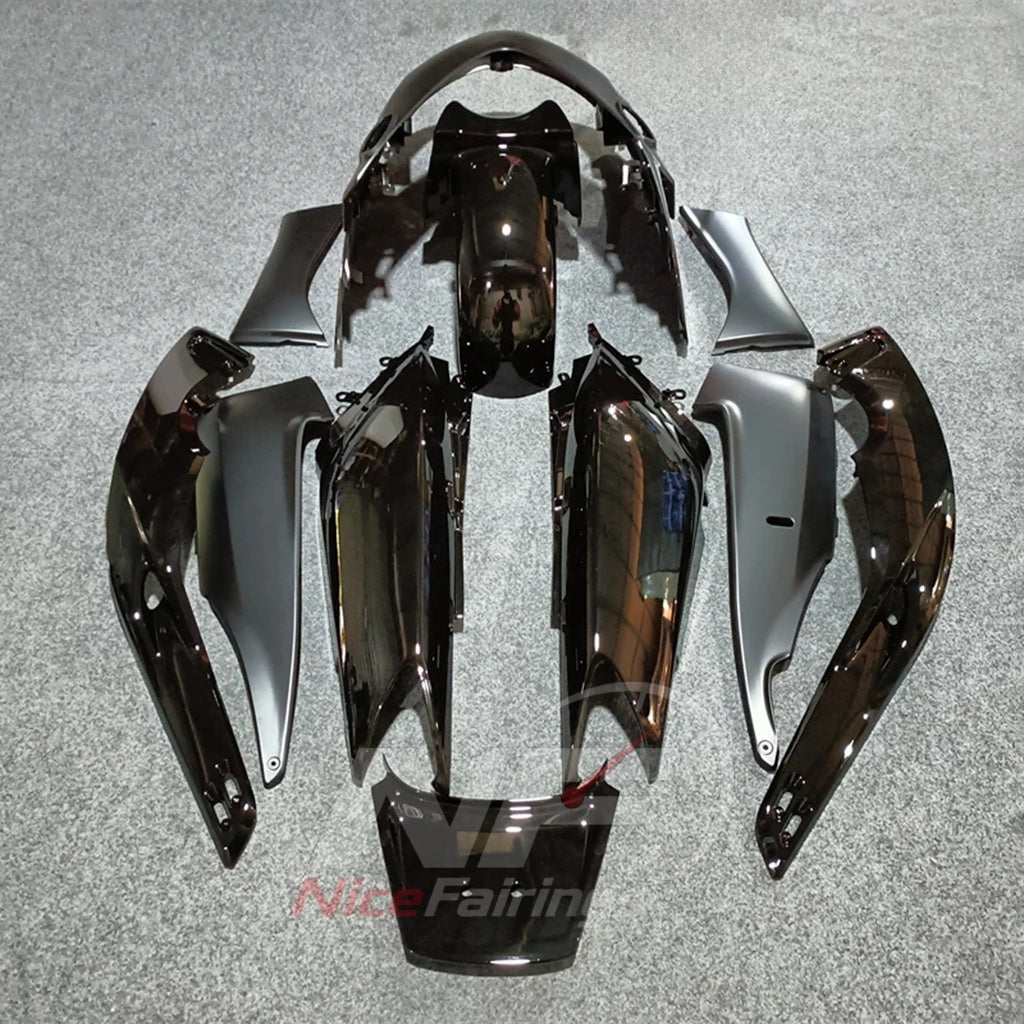 Fairing Kit Fits 2001-2007 YAMAHA TMAX500 - ABS Plastic Bodywork - Silver Black | NiceFairings - side angle image