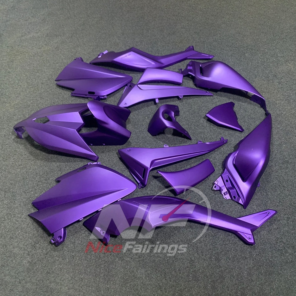 Injection-Molded ABS Bodywork Set Compatible with YAMAHA TMAX530 SJ09 2012-2014 - Purple | NiceFairings - front angle image