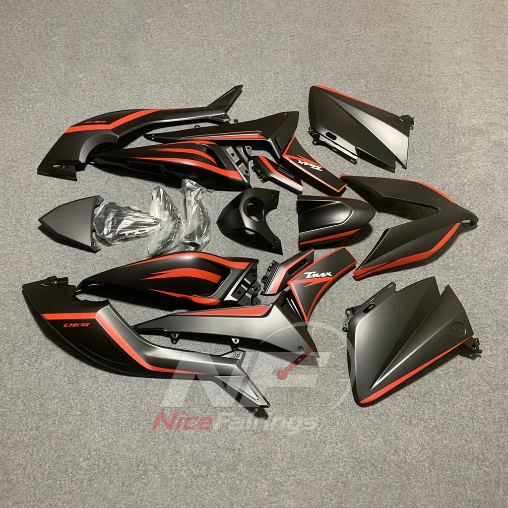 Aftermarket ABS Injection Fairing Kit Fits 2015-2016 YAMAHA TMAX530 | NiceFairings - front angle image