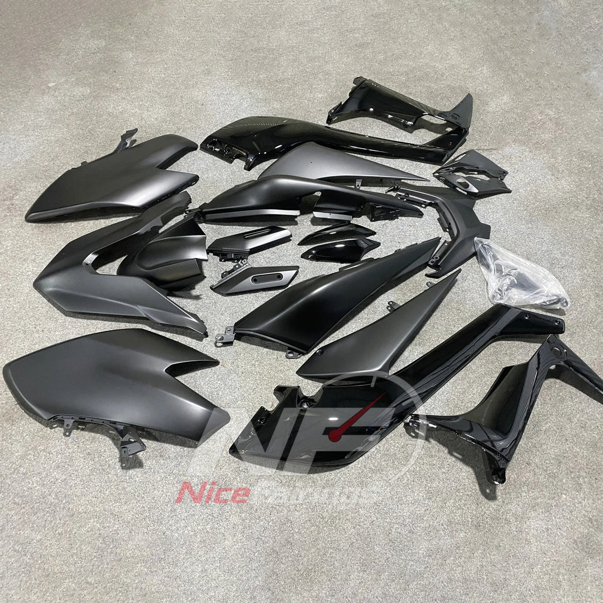 Replacement Injection-Molded Fairing Set Fits YAMAHA TMAX530 SJ14 2017-2019 | NiceFairings - front angle image