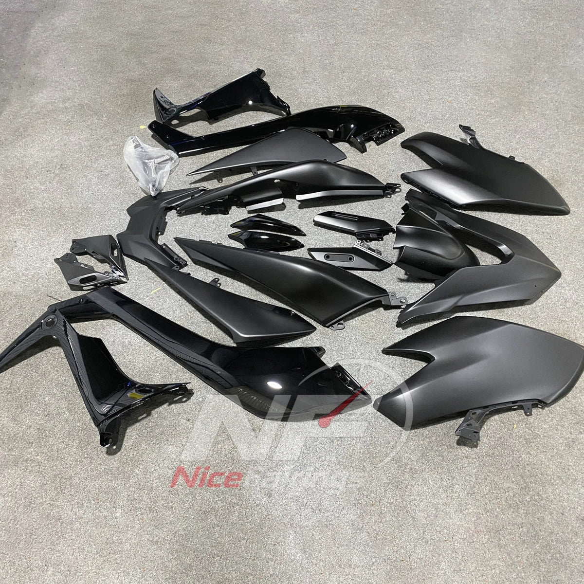 Replacement Injection-Molded Fairing Set Fits YAMAHA TMAX530 SJ14 2017-2019 | NiceFairings - side angle image