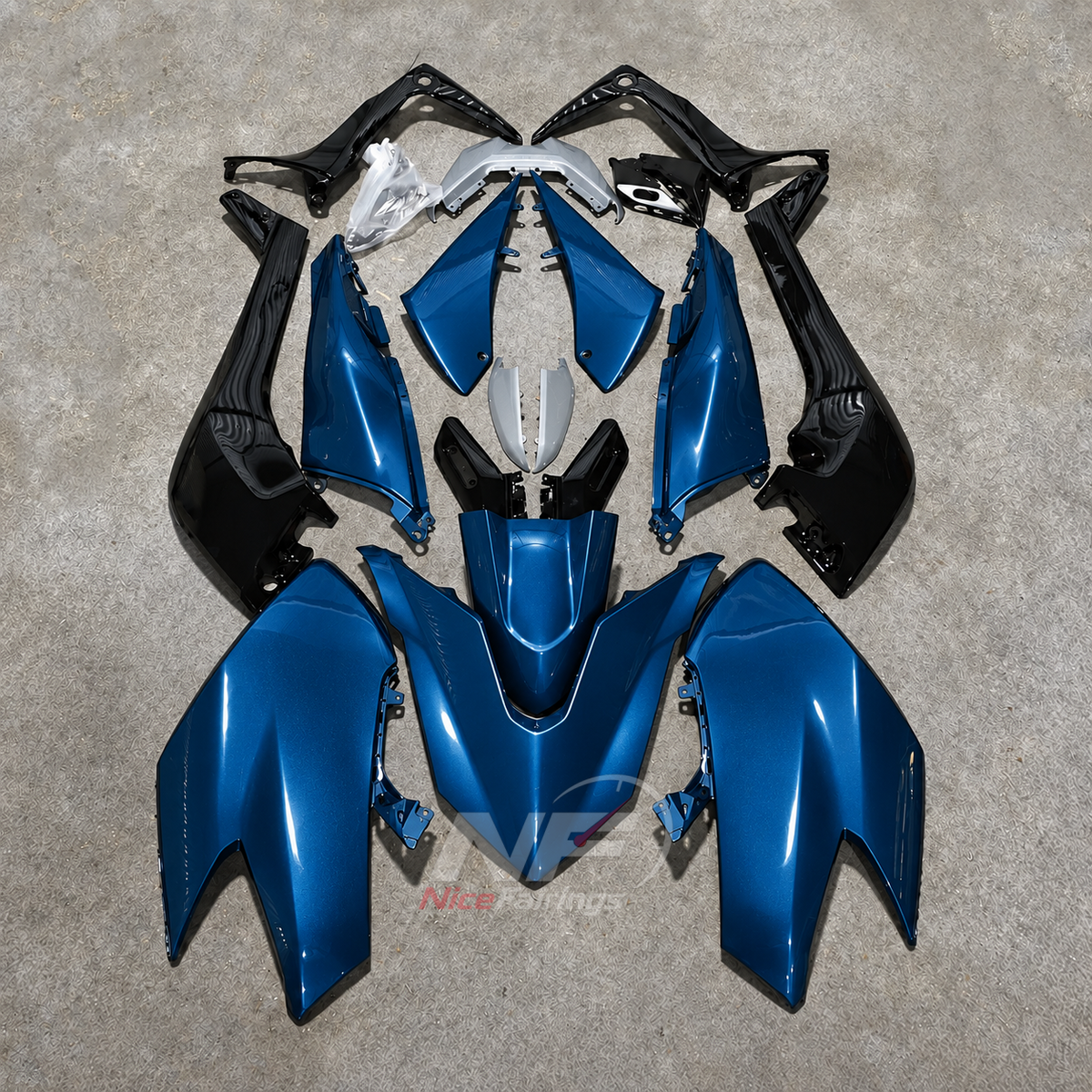 Custom-Painted Injection-Molded Cowling Set Fits YAMAHA TMAX530 SJ14 2017-2019 | NiceFairings - paint design NO.5 option image