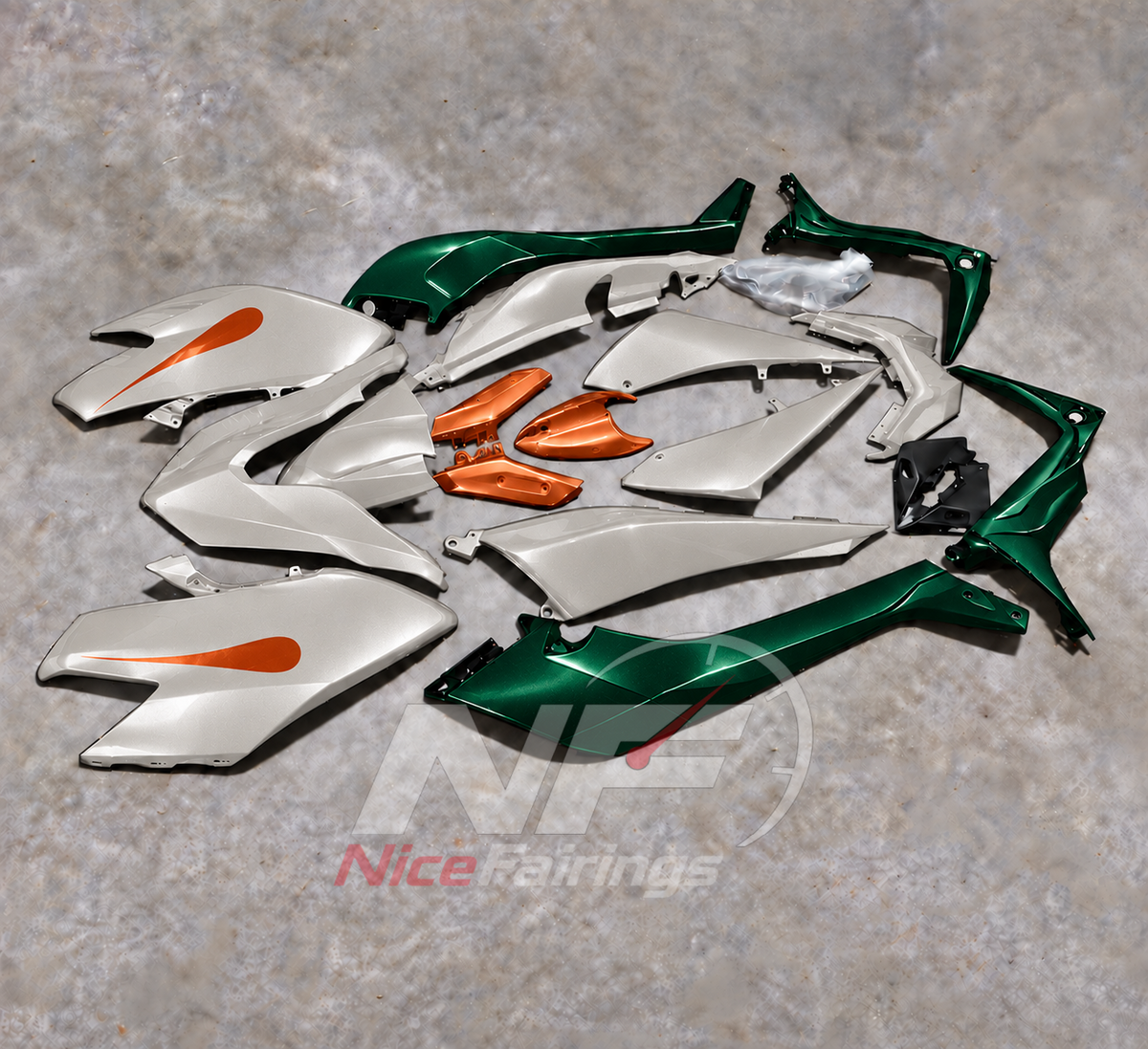 Painted Motorcycle Bodywork Kit Fits 2017-2019 YAMAHA TMAX530 SJ14 | NiceFairings - front angle image