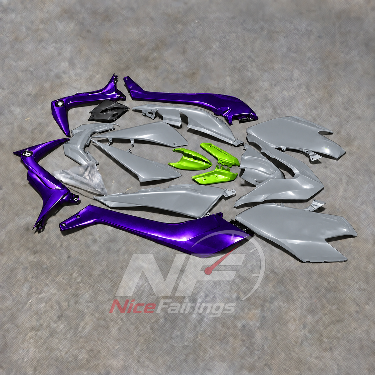 Premium Cowling Panel Set Fits YAMAHA TMAX530 SJ14 2017-2019 | NiceFairings - side angle image