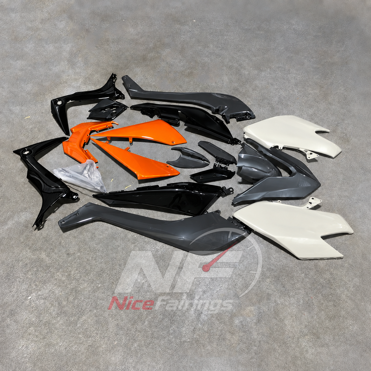 Aftermarket ABS Body Panel Kit Fits 2017-2019 YAMAHA TMAX530 SJ14 | NiceFairings - side angle image