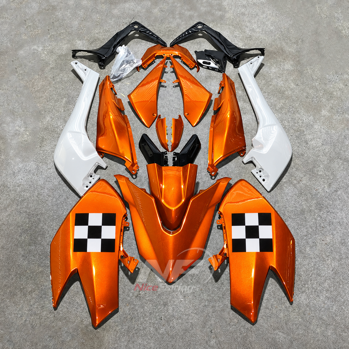 Custom-Painted Injection-Molded Cowling Set Fits YAMAHA TMAX530 SJ14 2017-2019 | NiceFairings - paint design NO.3 option image