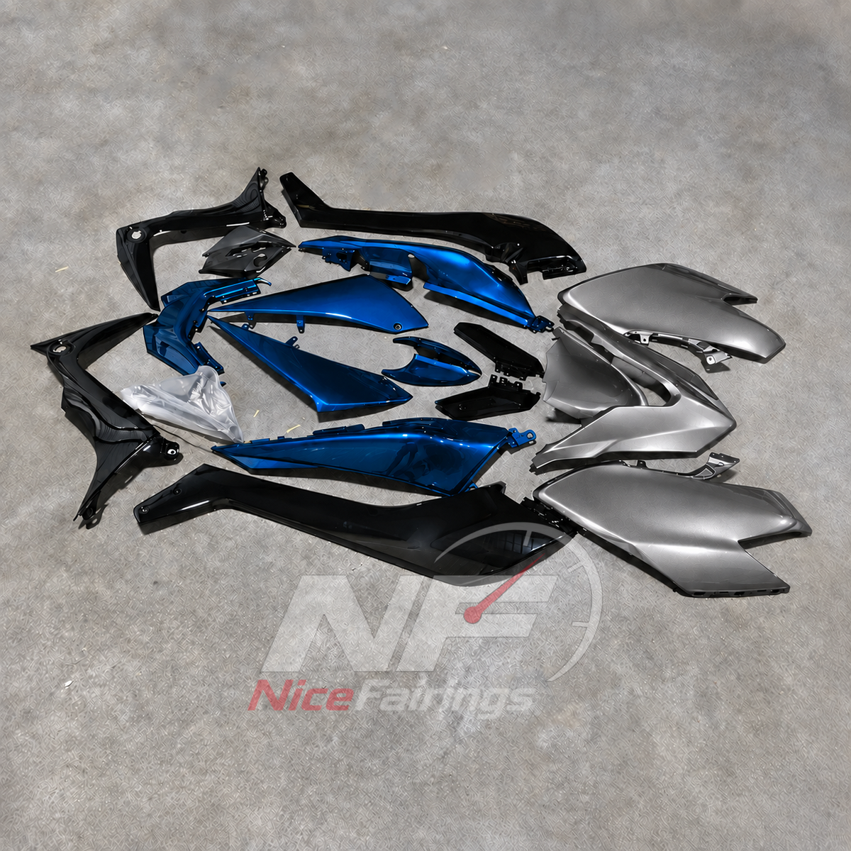 Custom-Painted Motorcycle Fairing Kit Fits YAMAHA TMAX530 SJ14 2017-2019 | NiceFairings - front angle image