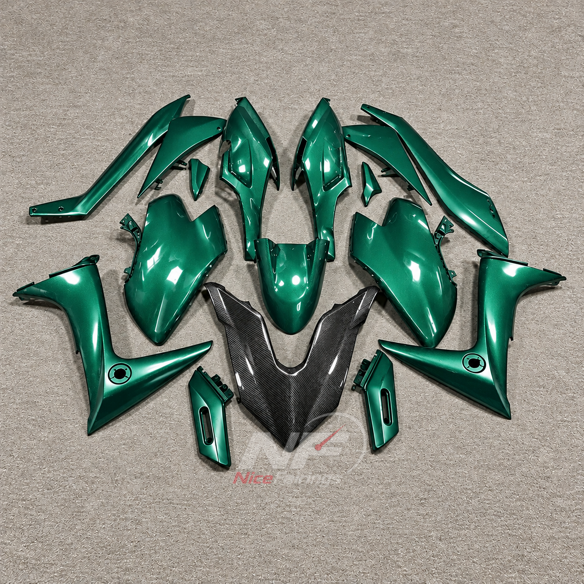 Fairing Kit Fits 2020-2021 YAMAHA TMAX560 - Green ABS Injection | NiceFairings - main product image