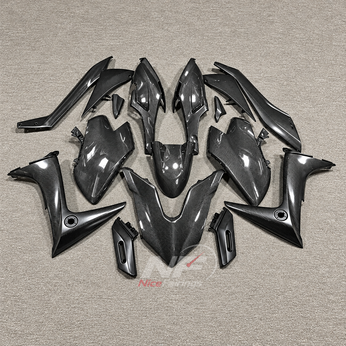 Fairing Kit Fits 2020-2021 YAMAHA TMAX560 - Carbon Pattern ABS Plastic | NiceFairings - main product image