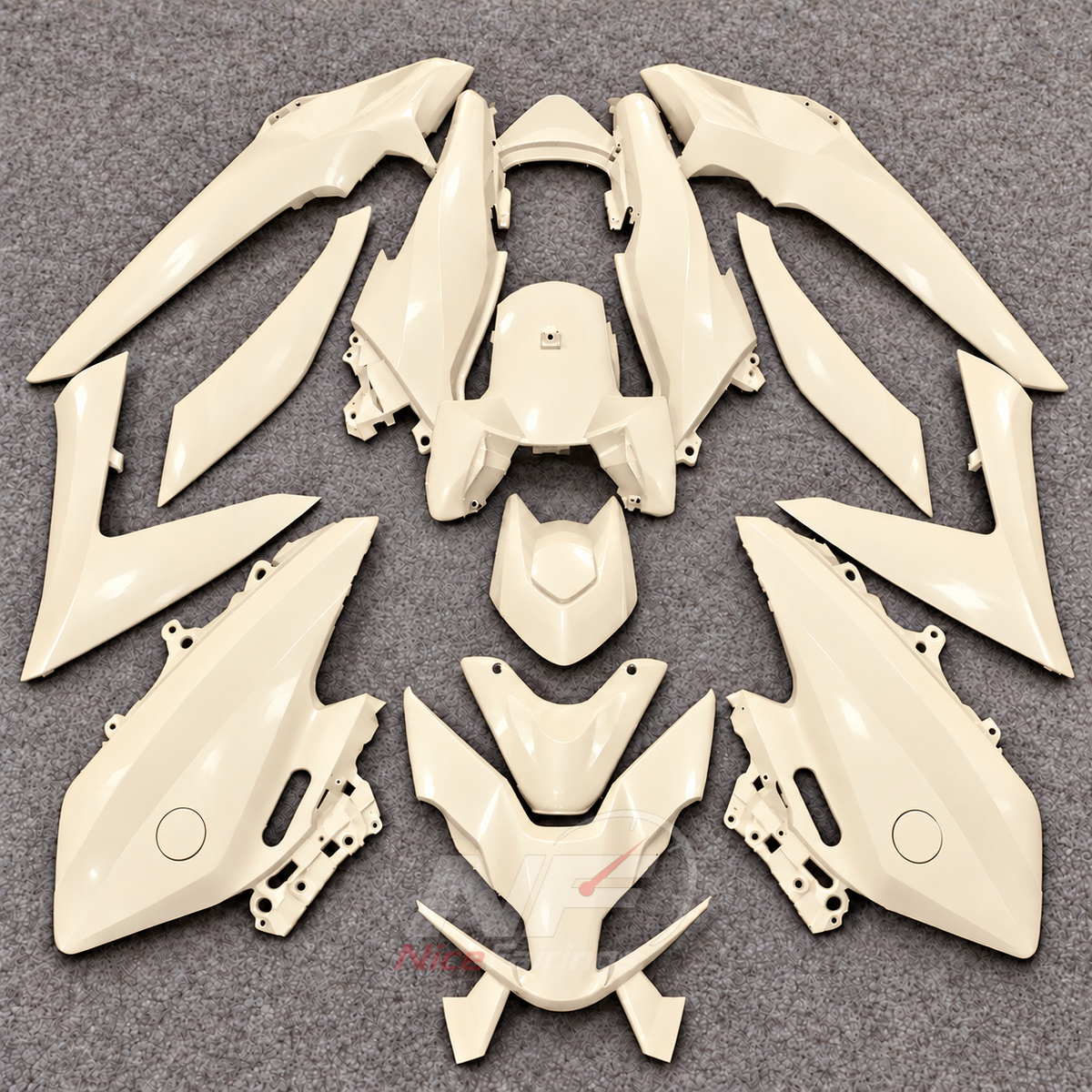 Scooter Fairing Kit Fits 2022-2024 YAMAHA TMAX560 - Replacement ABS Plastic - Ivory | NiceFairings - main product image