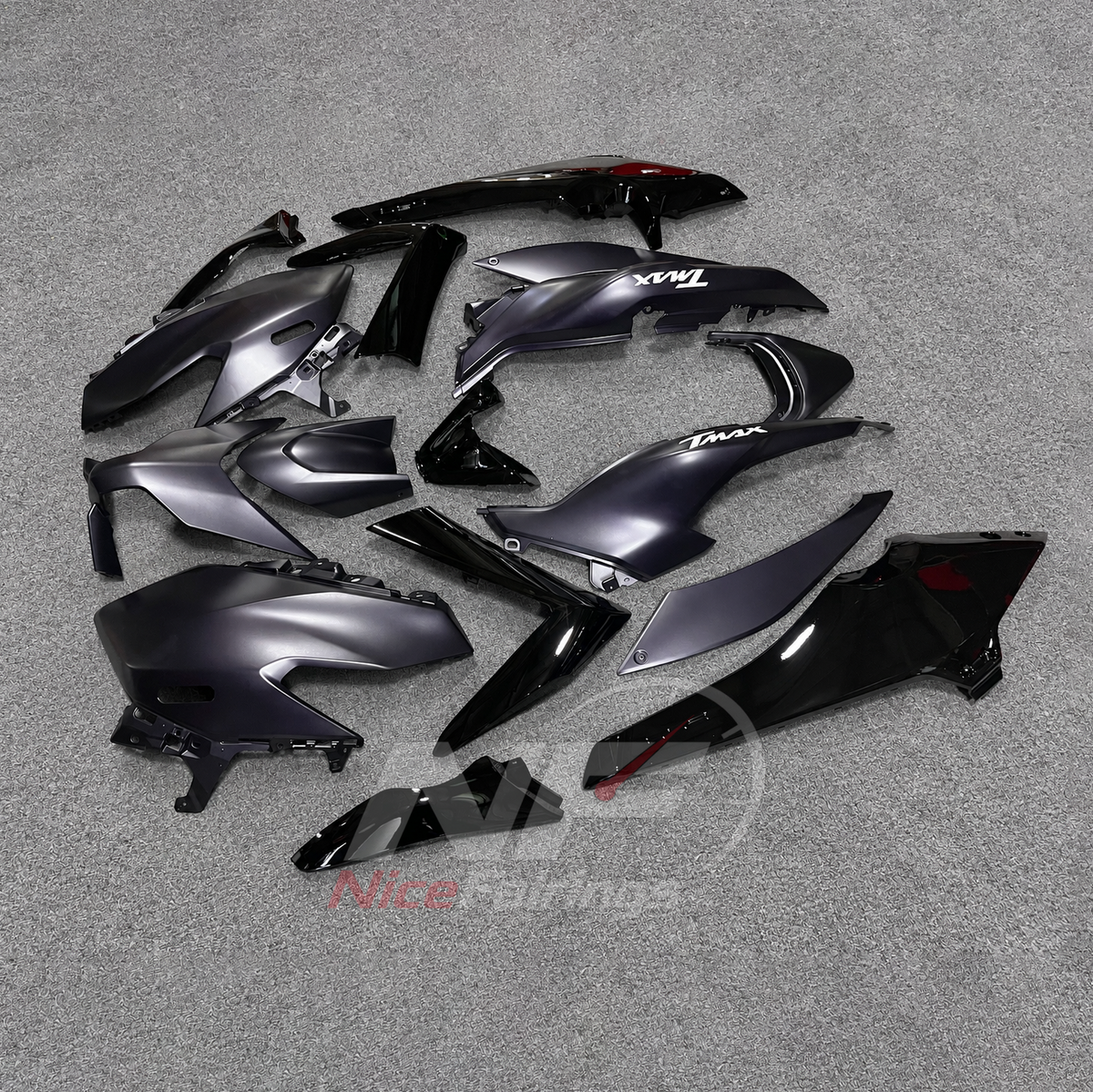 2025-2026 Yamaha TMAX560 ABS fairing kit - ABS Plastic Scooter Bodywork - view 2