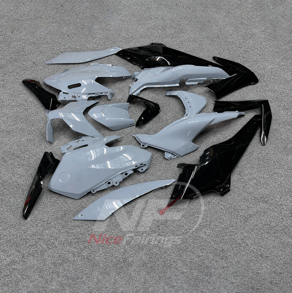 2025-2026 Yamaha TMAX560 ABS fairing kit - Pale Blue Gray Bodywork - view 3