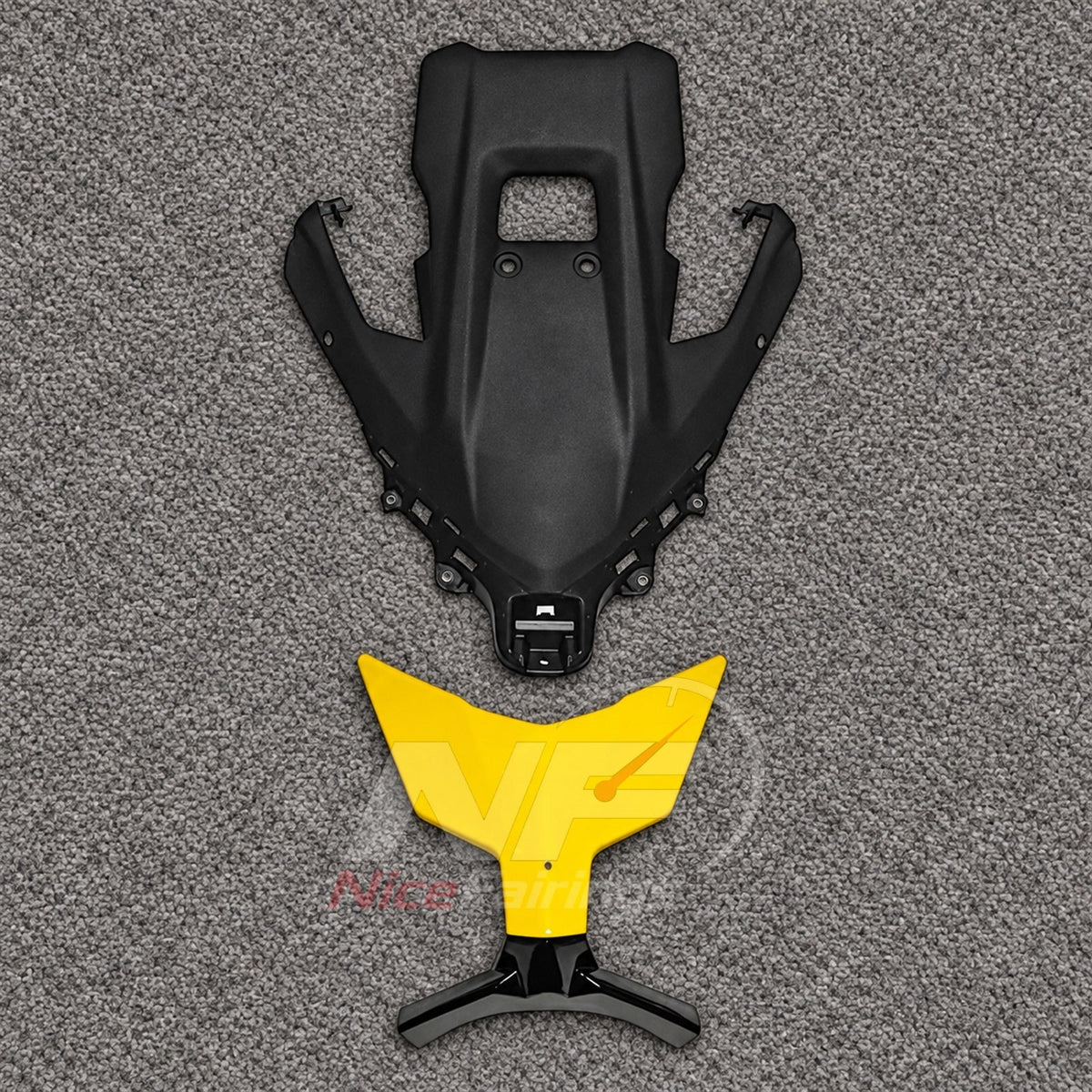 2025-2026 Yamaha TMAX560 ABS fairing kit - Yellow Black ABS Fairings - view 6