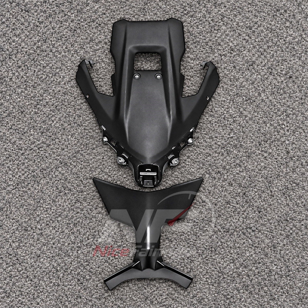 2025-2026 Yamaha TMAX560 ABS fairing kit - Dark Gray Black Fairings - view 6
