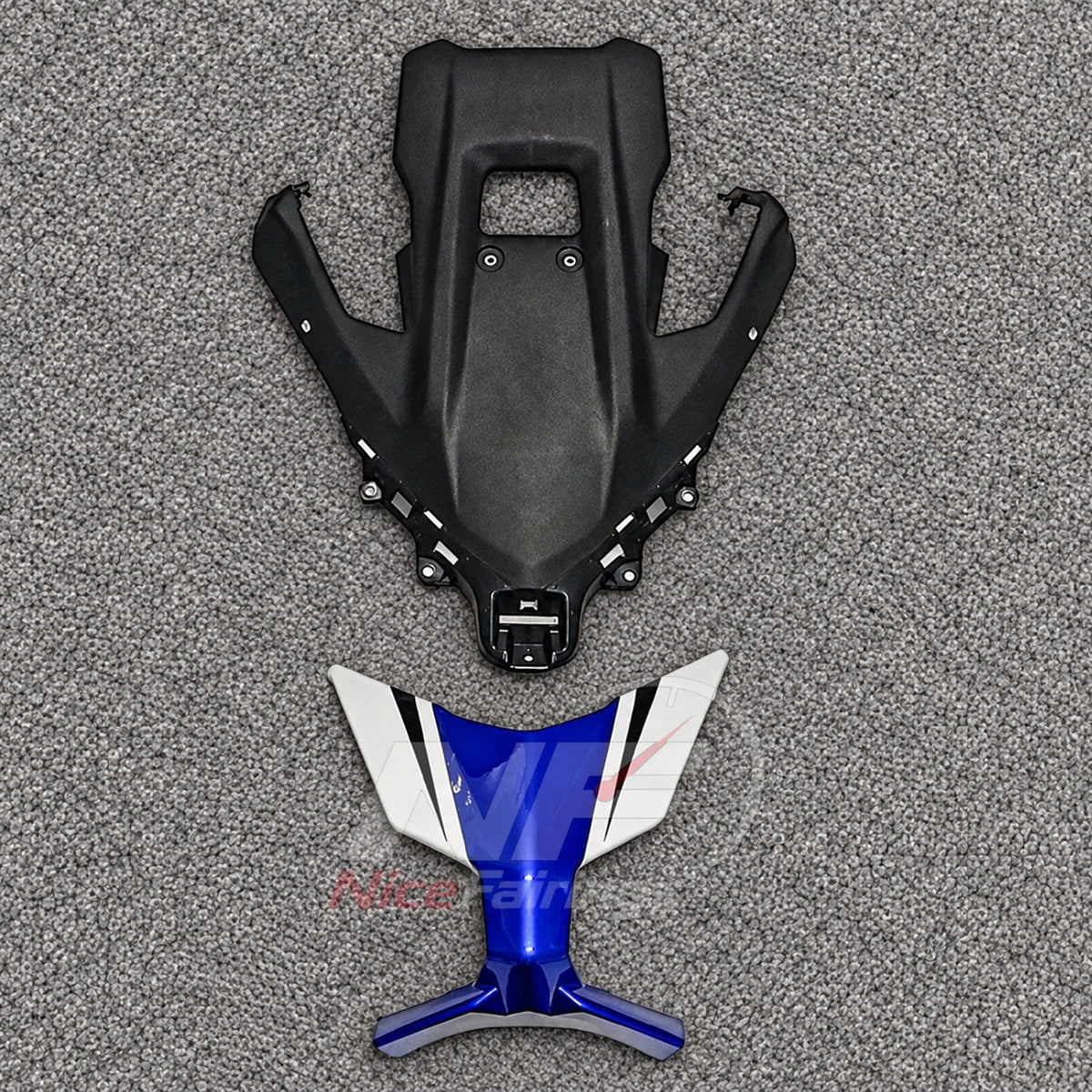 2025-2026 Yamaha TMAX560 ABS fairing kit - Blue White Black Panels - view 6