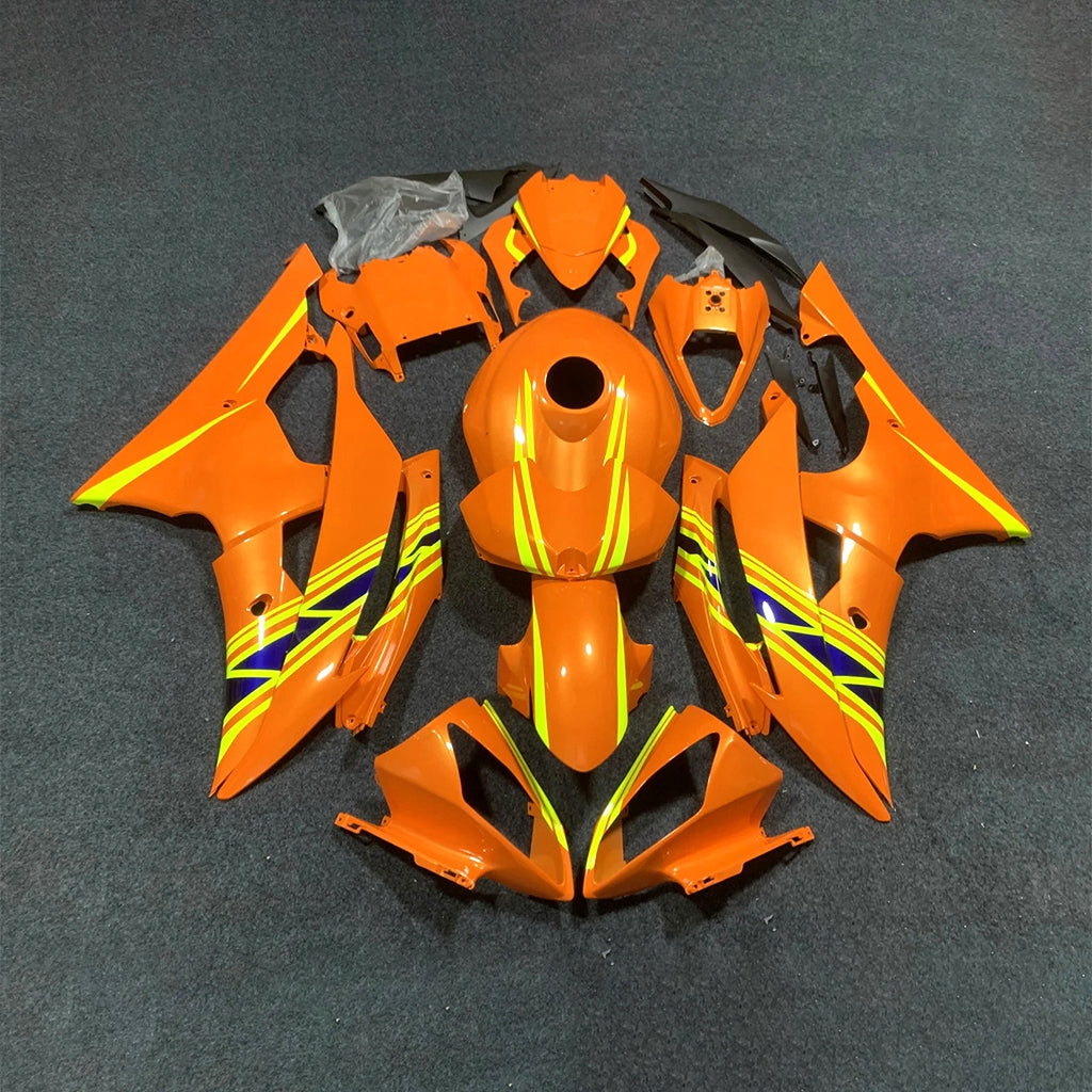 Complete Orange Fairing Kit for Yamaha YZF-R6 2008-2016