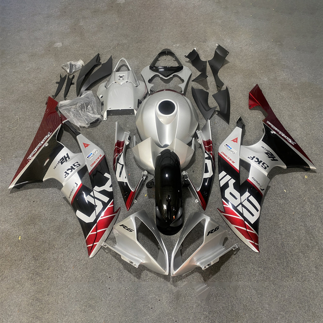 NO.3 custom painted fairing kit for Yamaha YZF-R6 2008-2016