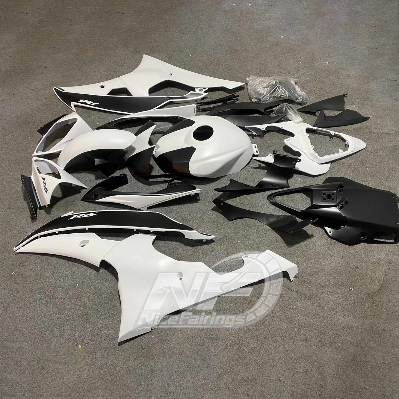 Pre-Drilled ABS Injection Fairing Kit For Yamaha YZF R6 2008-2016 Body Set