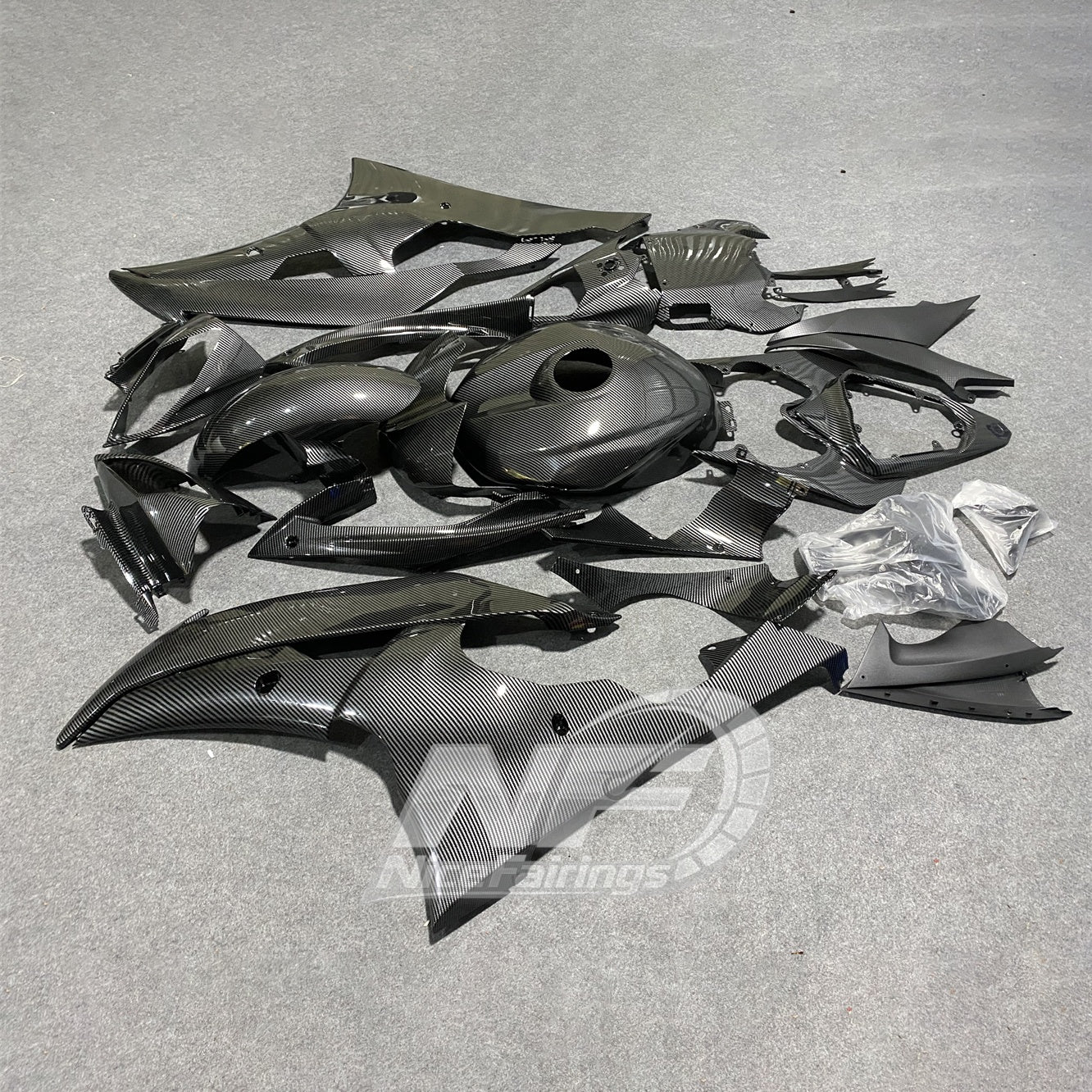 For YAMAHA YZF-R6 2008-2016 Carbon Fiber Motorcycle Fairings Complete Aftermarket Cowling Kit | NiceFairings