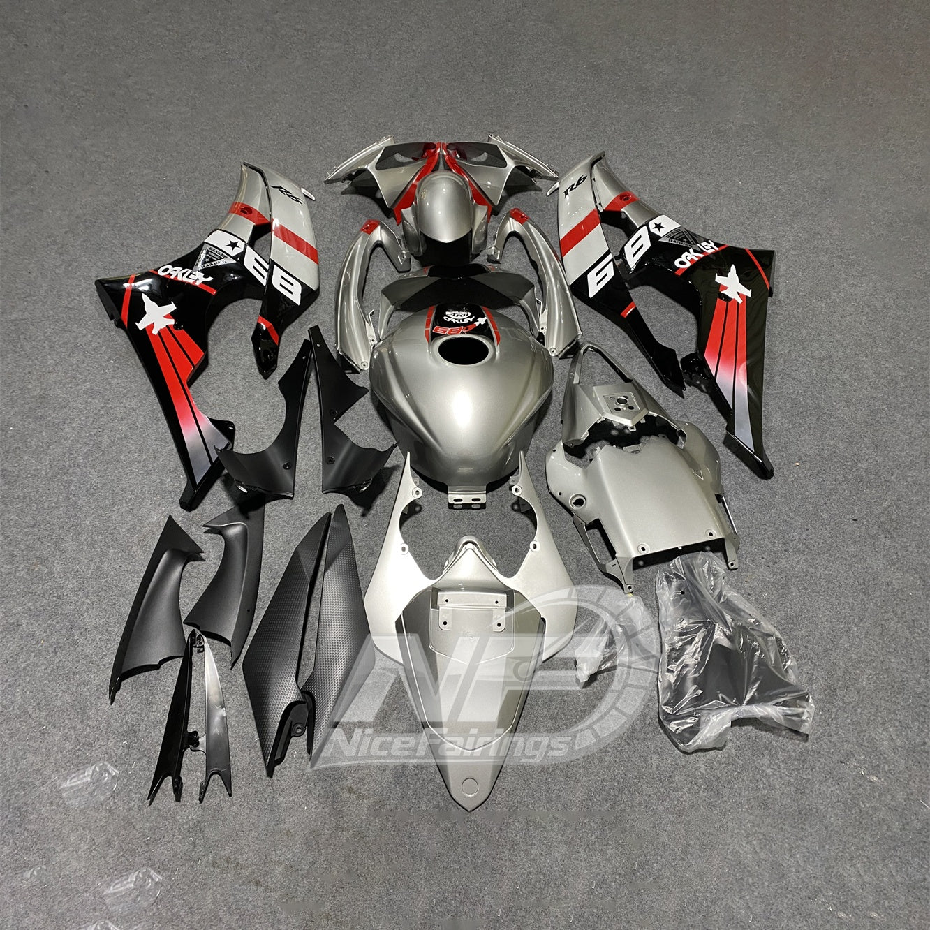 For YAMAHA YZF-R6 2008-2016 Motorcycle Fairings Kit 100% Fitment Pre-Drilled ABS Injection Molded | NiceFairings