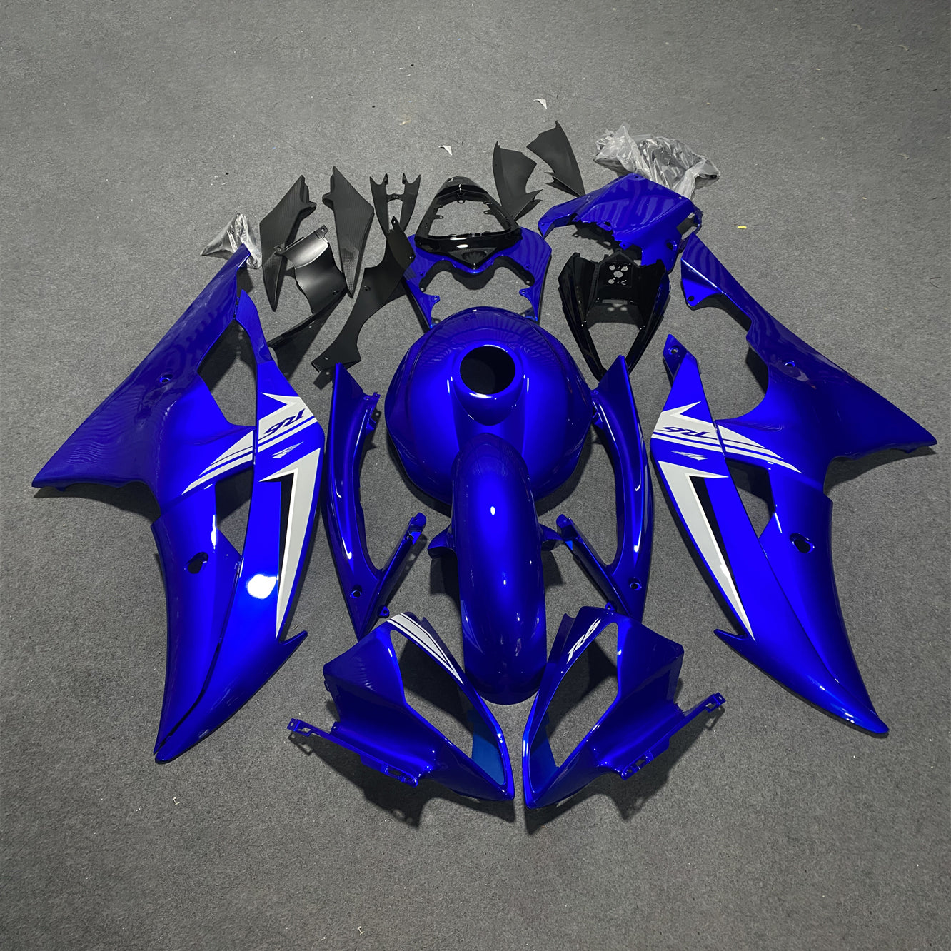 Injection ABS Blue Fairing Kit For YAMAHA YZF-R6 2008-2016 Set